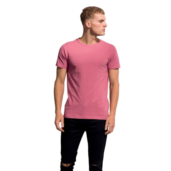 Skinni Fit Dam/Kvinnor Feel Good Stretch Kortärmad T-shirt Dusky Pink XS