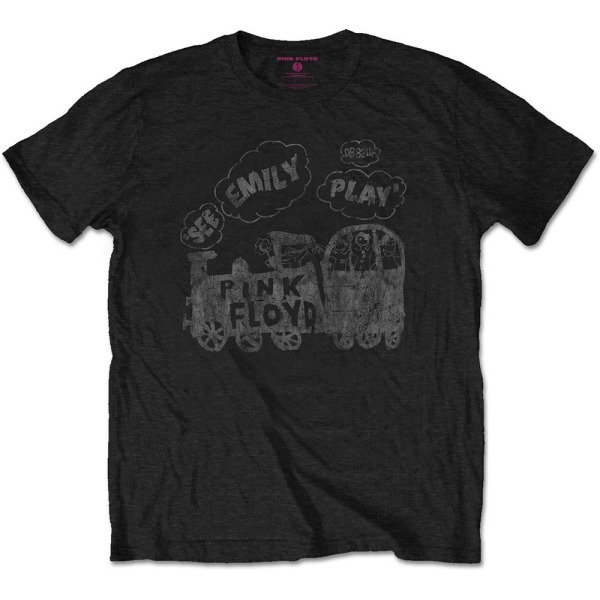 Pink Floyd Unisex Vuxen Se Emily Play T-shirt XL Svart Black XL