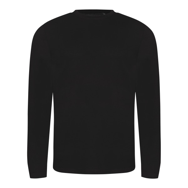 AWDis Långärmad Tri-Blend T-shirt för män M Solid Black Solid Black M