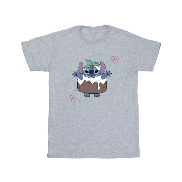 Disney Girls Lilo & Stitch Pudding Holly Cotton T-shirt 12-13 Y Sports Grey 12-13 Years