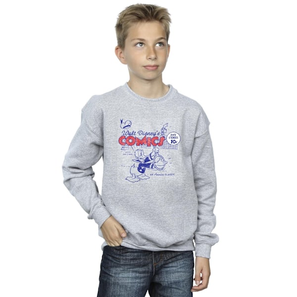 Disney Boys Donald Duck Comics Sweatshirt 3-4 år Sports Grey Sports Grey 3-4 Years