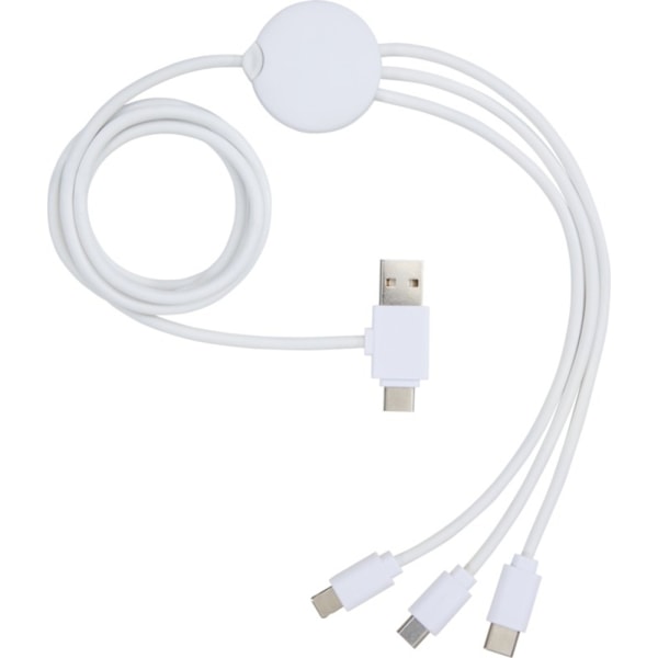 Bullet 5 i 1 USB-kabel One Size Vit White One Size