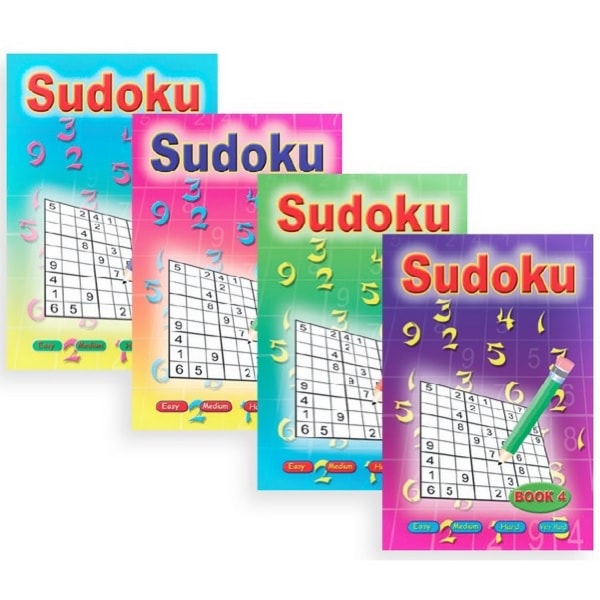 WF Graham Pocket Sudoku Books (12-pack) En storlek Flerfärgad Multicolour One Size