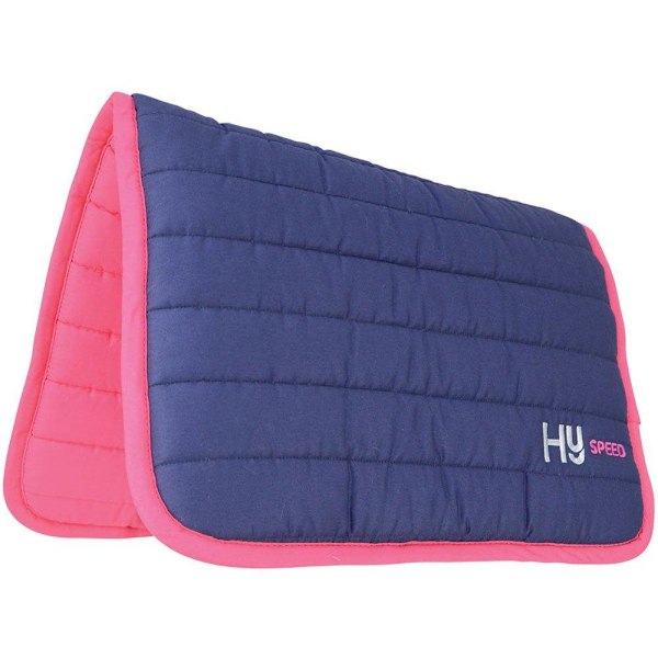 HySPEED Vändbar Tvåfärgad Sadelgjord En Storlek Marinblå/Rosa Navy/Pink One Size