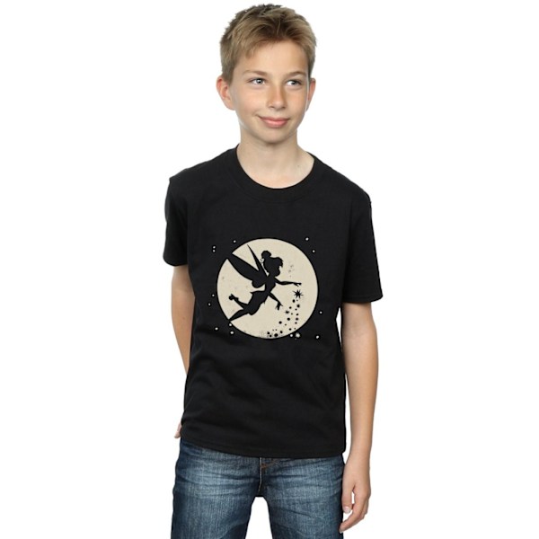 Disney Boys Tinkerbell Moon Cropped T-Shirt 9-11 år Svart Black 9-11 Years