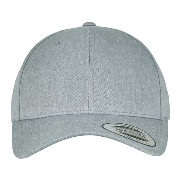 Flexfit Classic Curved Snapback Baseballkeps One Size Heather G Heather Grey One Size