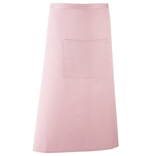 Premier Unisex Färger Bar Apron / Arbetskläder (Lång Continental S Pink One Size