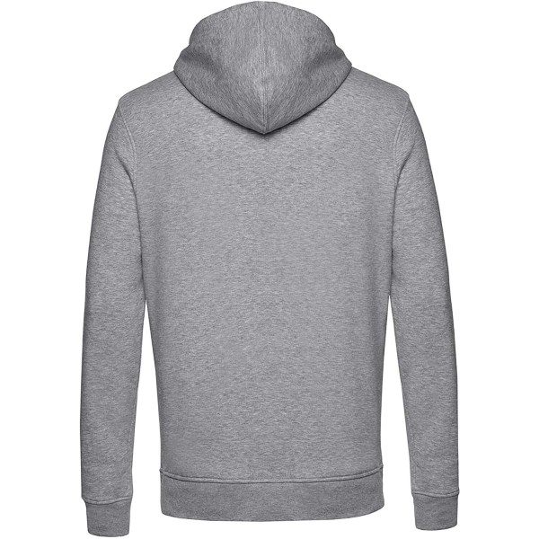 B&C Herr Ekologisk Hoodie med dragkedja XL Heather Grey Heather Grey XL