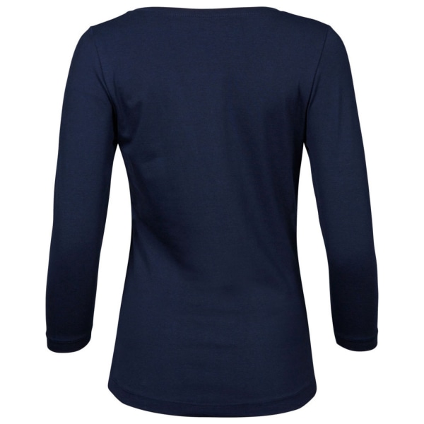 Tee Jays Dam/Dam Stretch 3/4-ärmad T-shirt XL Marinblå Navy XL