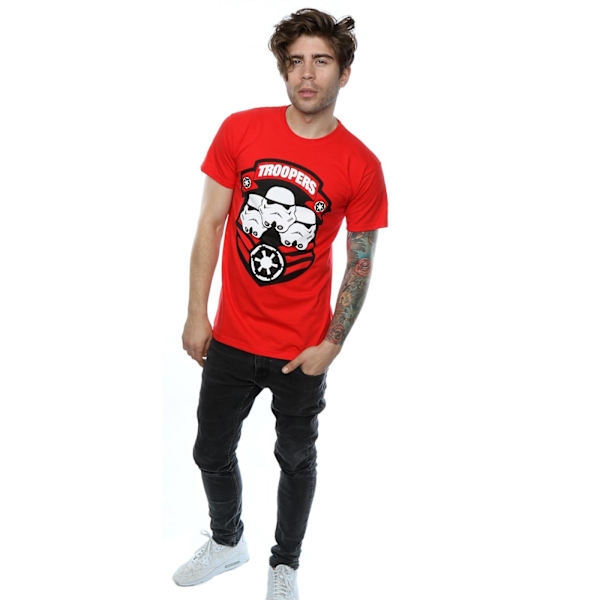 Star Wars Stormtrooper Troopers T-shirt XXL Röd Red XXL