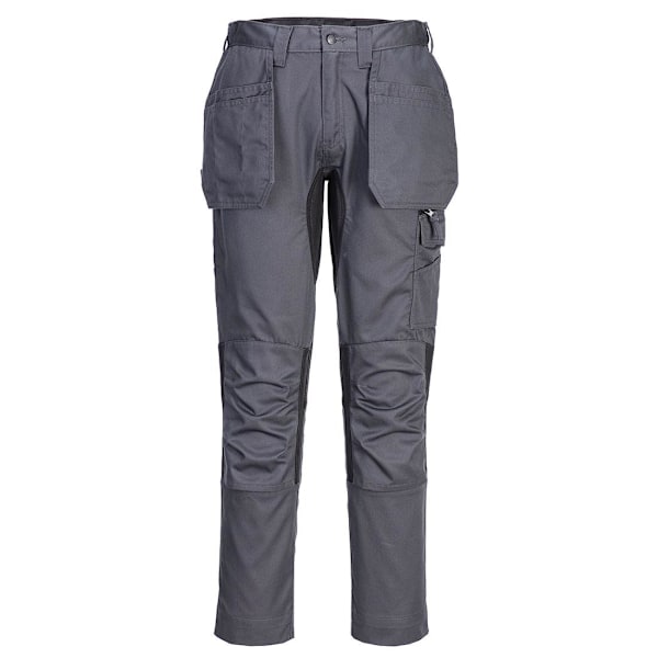 Portwest WX2 Stretch Hölsterfickabyxor Herr 46R Metallgrå Metal Grey 46R