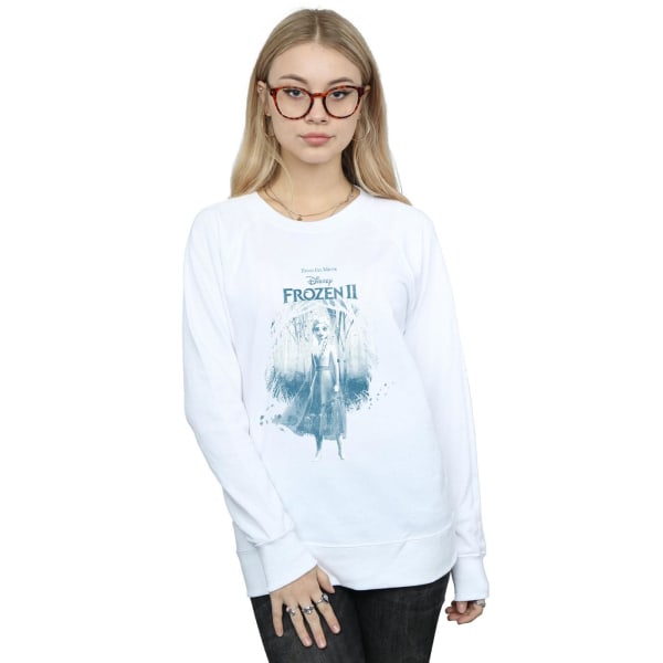 Disney Dam/Dam Frozen 2 Elsa Find The Way Sweatshirt L Wh White L