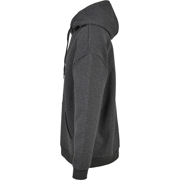 Build Your Brand Basic Oversized Hoodie för män S Charcoal Charcoal S