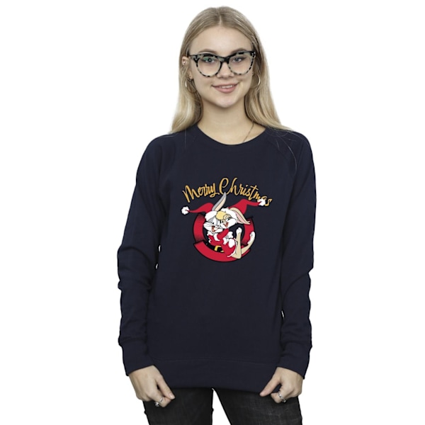 Looney Tunes Dam/Damer Lola God Jul Sweatshirt 3XL Navy Blue 3XL
