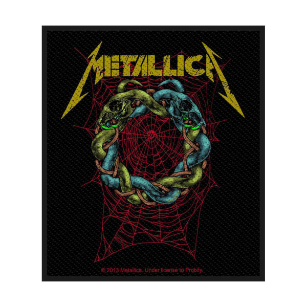 Metallica Tangled Web Standard Patch One Size Svart/flerfärgad Black/Multicoloured One Size