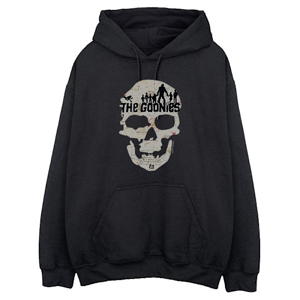 The Goonies Mens Map Skull Hoodie XL Svart Black XL