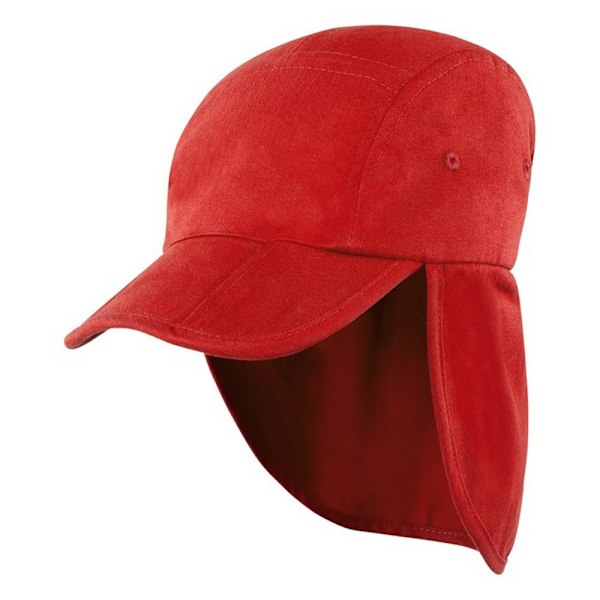 Result Headwear Barn/Barn Legionnaires Fällbar Kepsen En Storlek Red One Size