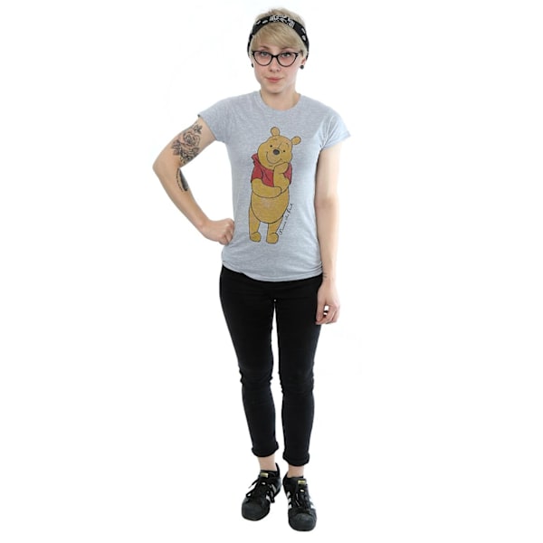 Winnie the Pooh Damtröja med motiv för kvinnor/damer, Heather XXL Heather Grey XXL