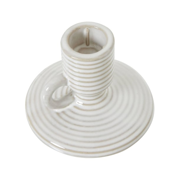 Hill Interiors Keramisk Avsmalnande Ljushållare One Size Vit White One Size