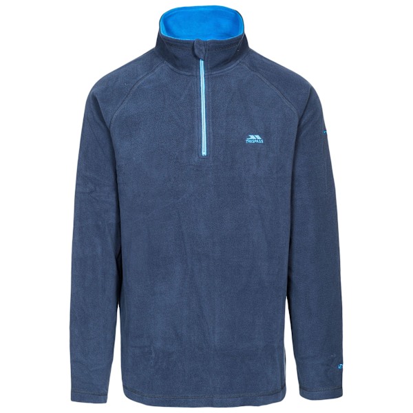 Trespass Mens Blackford Microfleece XS Marinblå Navy XS