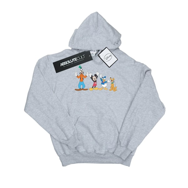 Disney Dam/Kvinnor Mickey Mouse Vänner Hoodie M Sports Grey Sports Grey M