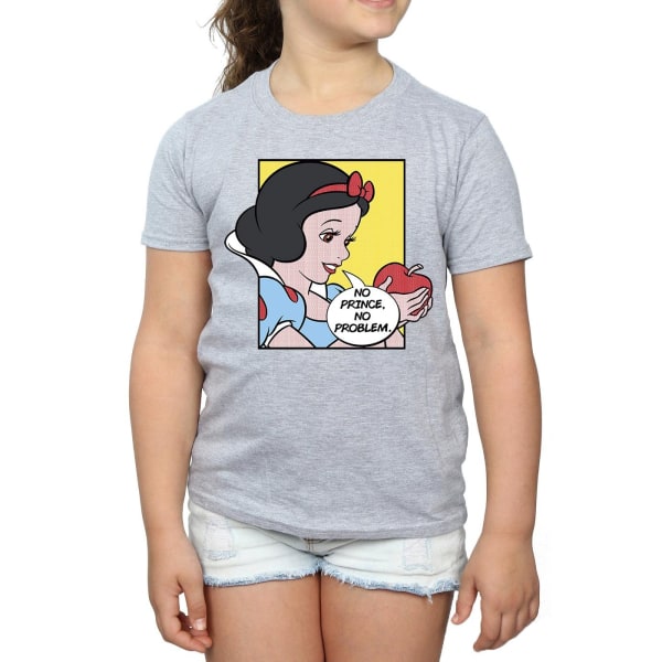 Disney Princess Girls Snow White Pop Art Bomull T-shirt 9-11 År Sports Grey 9-11 Years