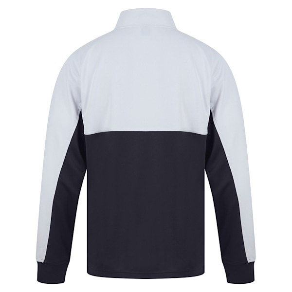 Finden & Hales Herr Quarter Zip Track Top L Marinblå/Vit Navy/White L