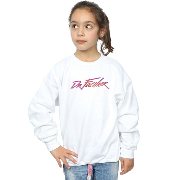 Disney Girls Dr Facilier Sweatshirt 5-6 år Vit White 5-6 Years