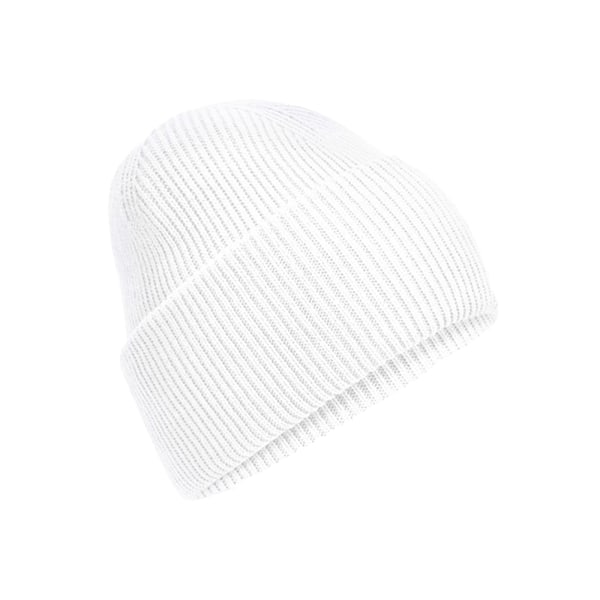 Beechfield Unisex Vuxen Klassisk Djup Manschett Mössa En Storlek Vit White One Size