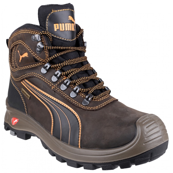 Puma Safety Sierra Nevada Mid Herr Säkerhetskängor 41 EUR Brun Brown 41 EUR