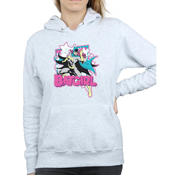 DC Comics Dam/Kvinnor Batgirl Leap Hoodie XL Heather Grey Heather Grey XL