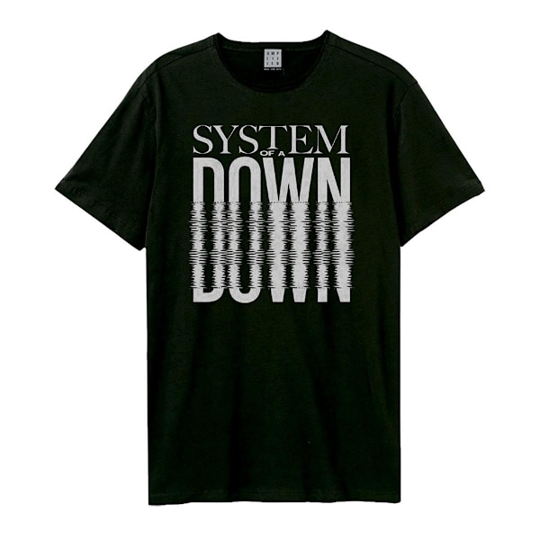 Amplified Unisex Adult Ripples Systems Of A Down T-Shirt XS Svart Black XS