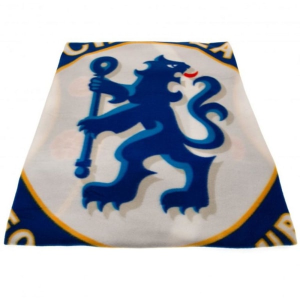 Chelsea FC Fleece Pulse Filt One Size Royal Blå/Vit Royal Blue/White One Size