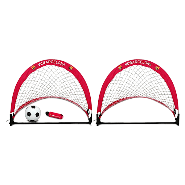 FC Barcelona Officiell Fotbollsträningsmål Presentset One Size Scarlet One Size