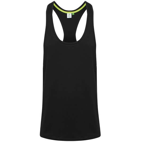 Tombo Muscle Vest för män XL Svart Black XL