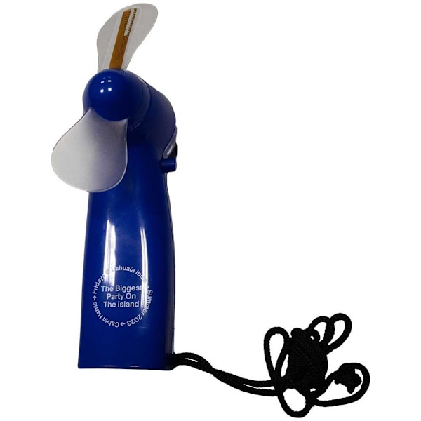 Calvin Harris Biggest Party Handheld Fan One Size Blå Blue One Size