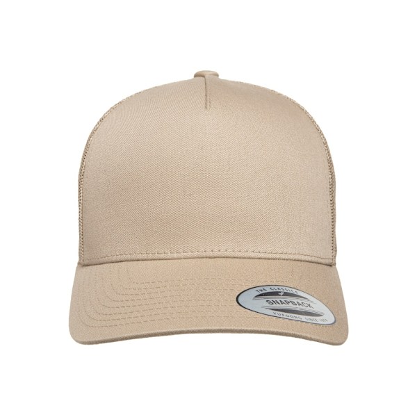 Flexfit av Yupoong 5 Panel Retro Trucker Cap One Size Khaki Khaki One Size