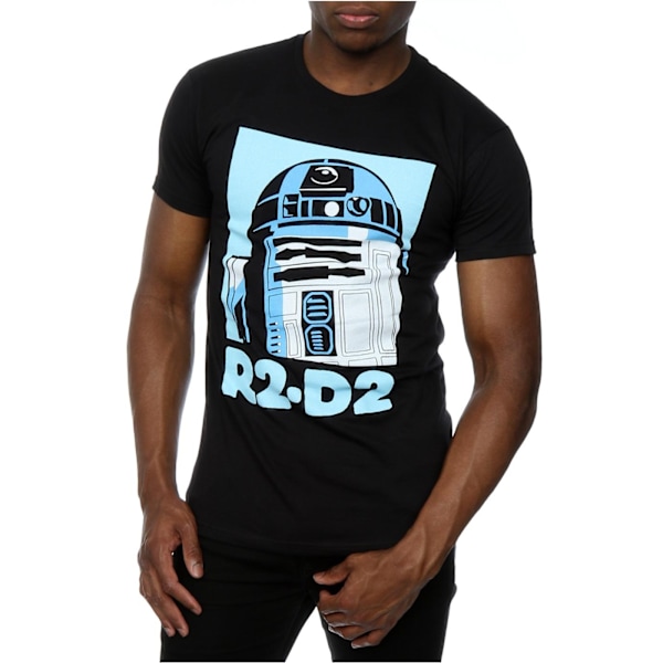 Star Wars R2-D2 Poster T-shirt för män, XXL, svart Black XXL