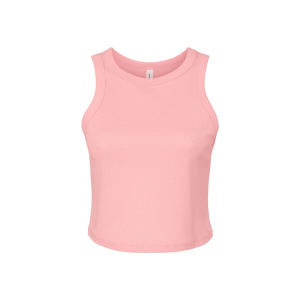 Bella + Canvas Dam Racer Tank Top i Micro-Rib, Storlek L, Solid P Solid Pink L