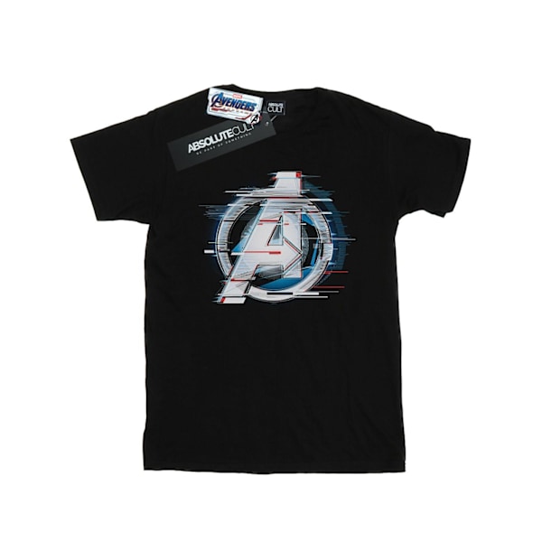 Marvel Womens/Ladies Avengers Endgame Team Tech Logo Bomullspojke Black 3XL