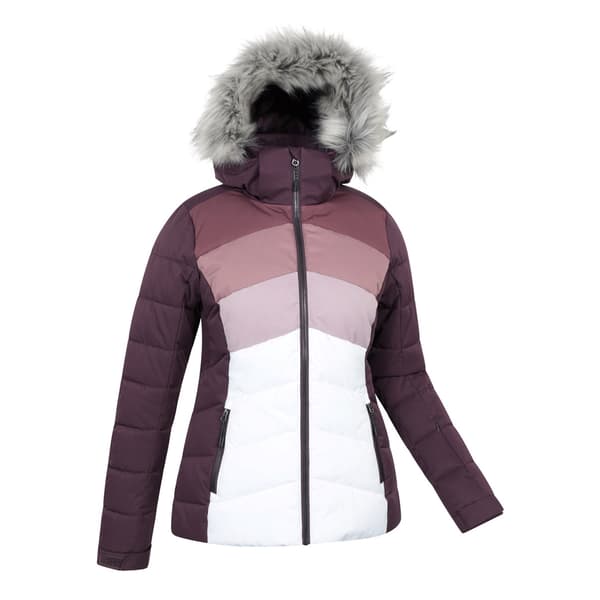 Mountain Warehouse Cascade Vadderad Skidjacka för Dam 18 U Dusky Purple 18 UK