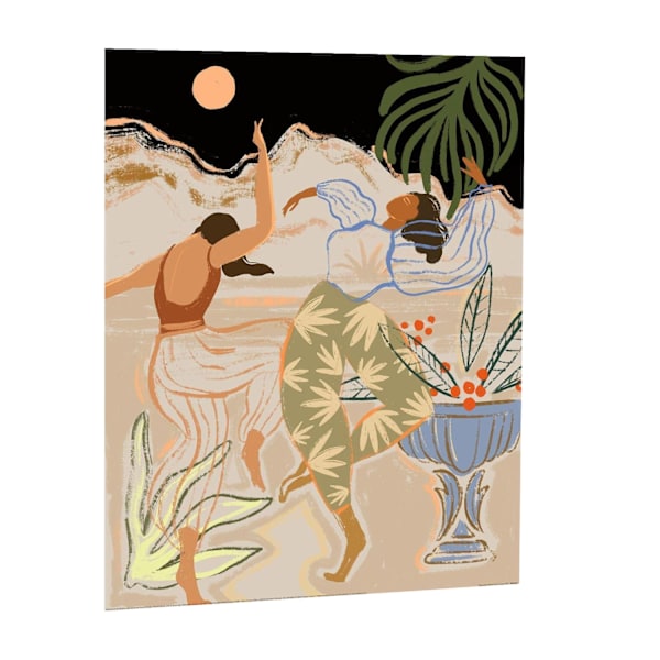Arty Guava Moonlight Dance Print 30cm x 40cm Flerfärgad Multicoloured 30cm x 40cm