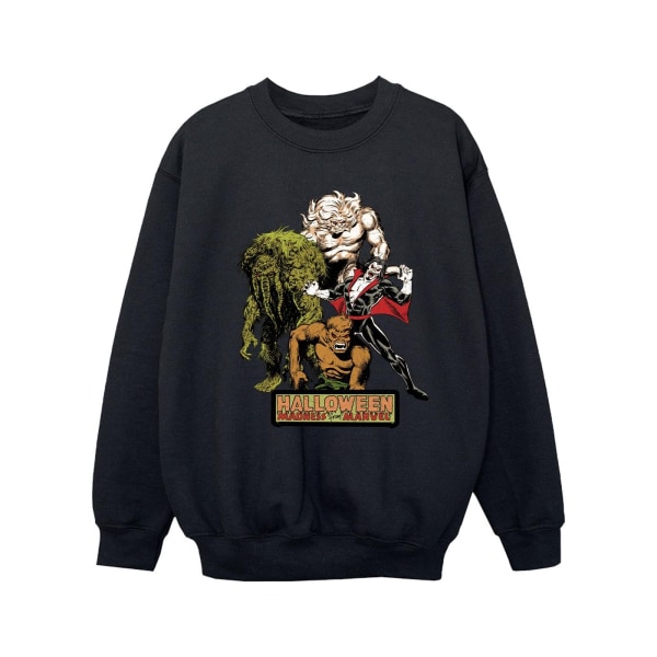 Marvel Girls Halloween Monsters Sweatshirt 3-4 år Svart Black 3-4 Years