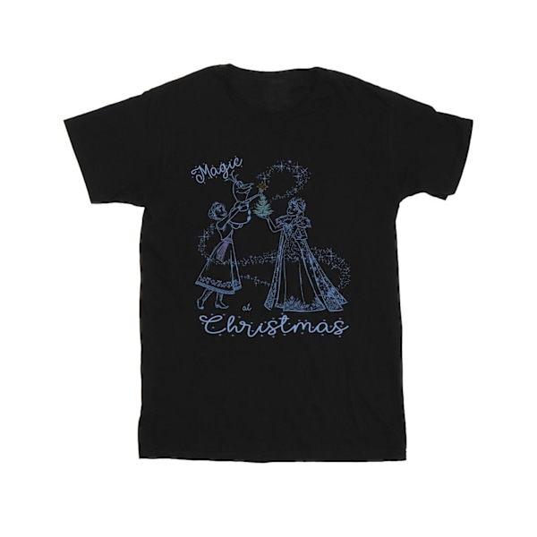 Disney Herr Frozen Magic Jul T-shirt M Svart Black M