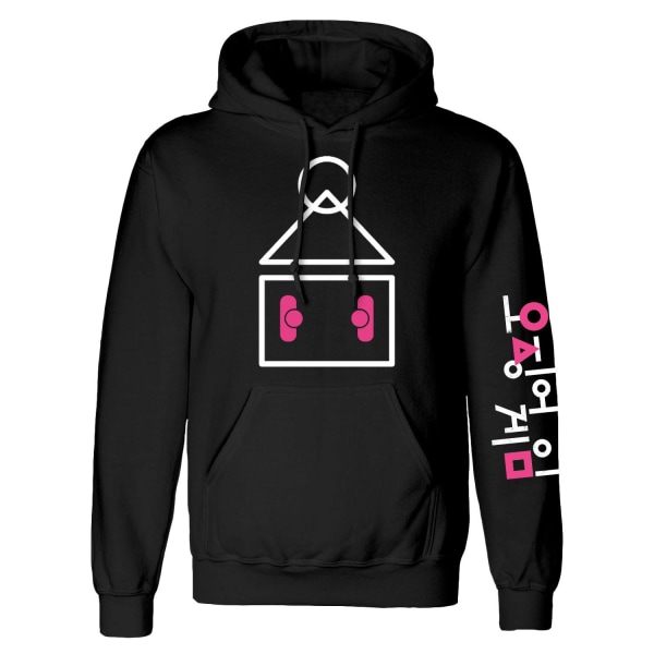 Squid Game Unisex tröja för vuxna symbol L Svart/Vit/Rosa Black/White/Pink L