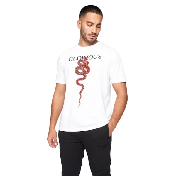 Glorious Gangsta Mens Pythonidae 2.0 T-Shirt XS Vit White XS