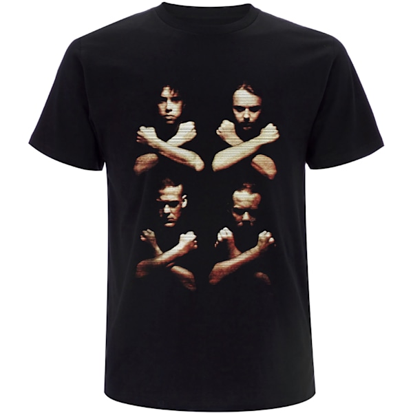 Metallica Unisex Vuxen Födelse Död Korsade Armar Bomull T-shirt Black XXL