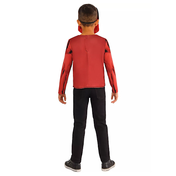 Hulk Barn/Barn Reversibel Kostymtopp 7-8 År Grön/Röd Green/Red 7-8 Years