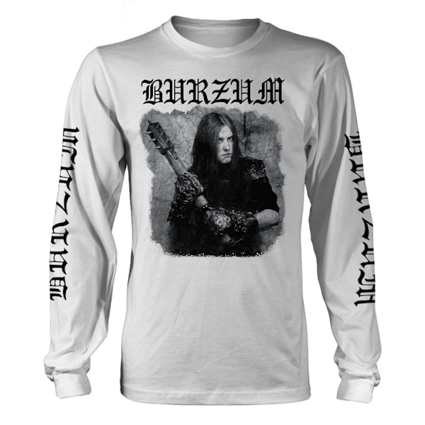 Burzum Unisex Adult Anthology 2018 Långärmad T-shirt S Vit White S