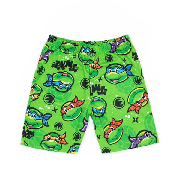 Teenage Mutant Ninja Turtles Pojkar Sköldpadda Kort Pyjamas Set 4-5 År Green 4-5 Years